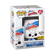 POP! Hostess #81: Powdered Donettes (Diamond Collection) (Hot Topic Exclusive) (Funko POP!) Figure and Box w/ Protector