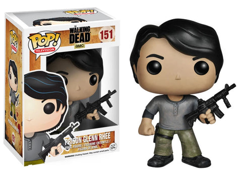POP! Television #151: The Walking Dead - Prison Glenn Rhee (Funko POP!) Figure and Box w/ Protector