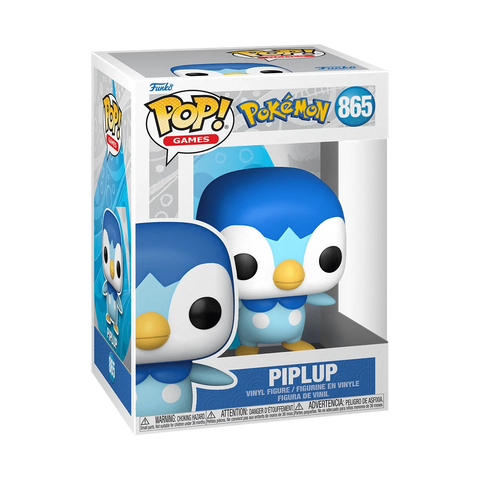 POP! Games #865: Pokemon - Piplup (Funko POP!) Figure Loose in Box w/ Protector (Missing Plastic Insert)