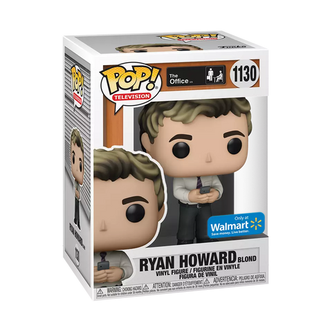 POP! Television #1130: The Office - Ryan Howard Blond (Wal-Mart Exclusive) (Funko POP!) Figure and Box w/ Protector