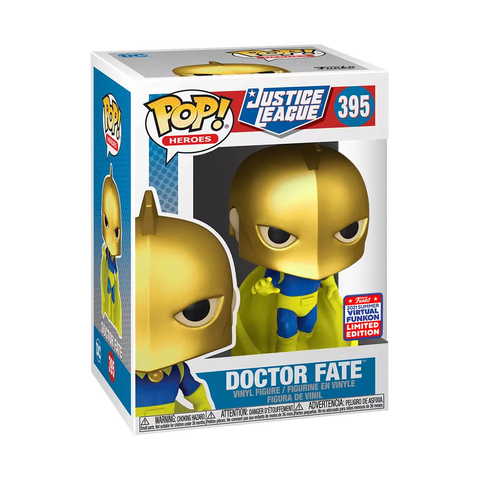 POP! DC Heroes #395: Justice League - Doctor Fate (2021 Summer Convention Limited Edition) (Funko POP!) Figure and Box w/ Protector