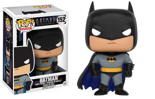 POP! Heroes #152: Batman The Animated Series - Batman (Funko POP!) Figure and Box w/ Protector