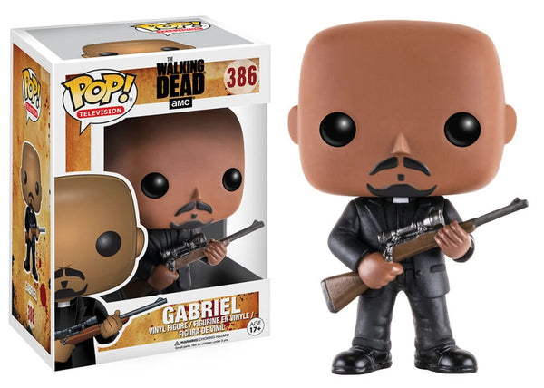 POP! Television #386: The Walking Dead - Gabriel (Funko POP!) Figure and Box w/ Protector
