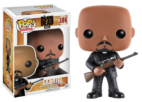 POP! Television #386: The Walking Dead - Gabriel (Funko POP!) Figure and Box w/ Protector