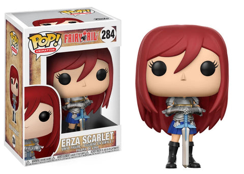 POP! Animation #886: Fairy Tail - Erza Scarlet (Funko POP!) Figure and Box w/ Protector
