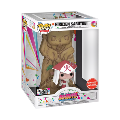 POP! Deluxe #1185: Boruto Naruto Next Generations - Hiruzen Sarutobi (Hokage Series) (GameStop Exclusive) (Funko POP!) Figure and Box