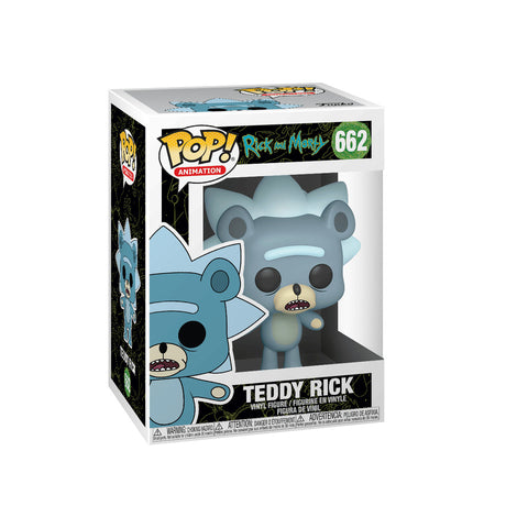 POP! Animation #662: Rick and Morty - Teddy Rick (Funko POP!) Figure and Box w/ Protector