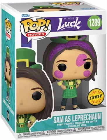 POP! Movies #1289:  Luck - Sam As Leprechaun (Limited Edition Chase) (Funko POP!) Figure and Box w/ Protector