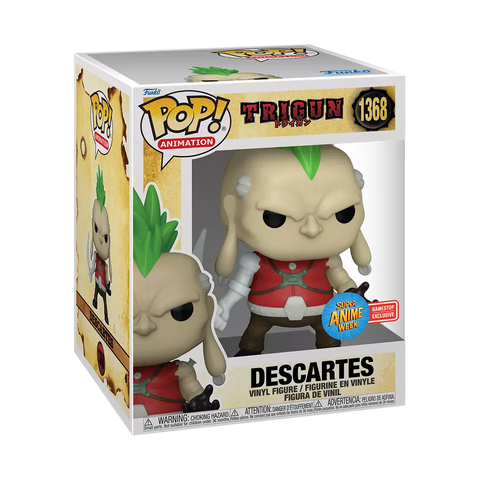 POP! Animation #1368: Trigun - Descartes (Super Anime Week GameStop Exclusive) (Funko POP!) Figure and Box