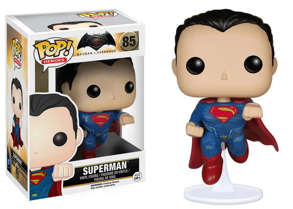 POP! Heroes #85: Batman v Superman - Superman (Funko POP!) Figure and Box w/ Protector