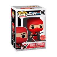 POP! Retro Toys #79: G.I. Joe - Cobra Red Ninja (GameStop Exclusive) (Funko POP!) Figure and Box w/ Protector