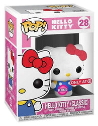 POP! Hello Kitty #28: Hello Kitty (Classic) [Flocked] (Target Exclusive) (Funko POP!) Figure and Box w/ Protector