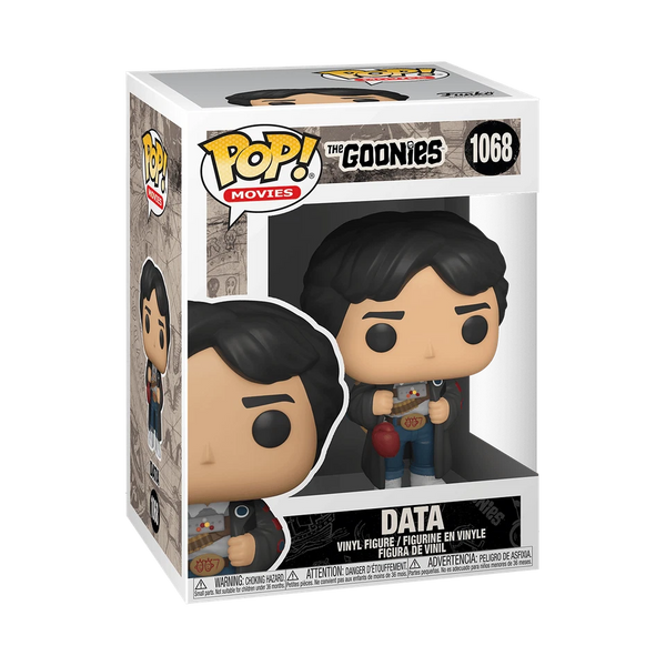 POP! Movies #1068: The Goonies - Data (Funko POP!) Figure and Box w/ Protector (Box Damage)