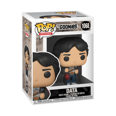 POP! Movies #1068: The Goonies - Data (Funko POP!) Figure and Box w/ Protector (Box Damage)