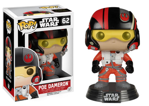 POP! Star Wars #62: Poe Dameron (Funko POP!) Figure and Box w/ Protector