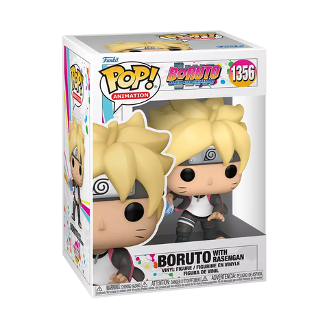 POP! Animation #1356: Boruto - Naruto Next Generations - Boruto with Rasengan (Funko POP!) Figure and Box w/ Protector