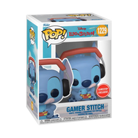 POP! Disney #1229: Lilo & Stitch - Gamer Stitch (GameStop Exclusive) (Funko POP!) Figure and Box w/ Protector