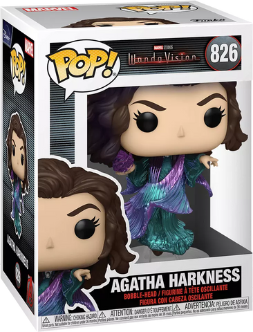 POP! Marvel Studios #826: Wanda Vision - Agatha Harkness (Funko POP!) Figure and Box w/ Protector