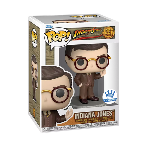 POP! Disney #1357: Indiana Jones (Funko.com Exclusive) (Funko POP!) Figure and Box w/ Protector