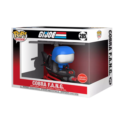 POP! Rides #285: G.I. Joe - Cobra F.A.N.G. (GameStop Exclusive) (Funko POP!) Figure and Box