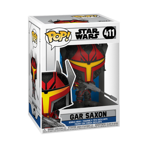 POP! Star Wars #411: Gar Saxon (Funko POP!) Figure and Box w/ Protector