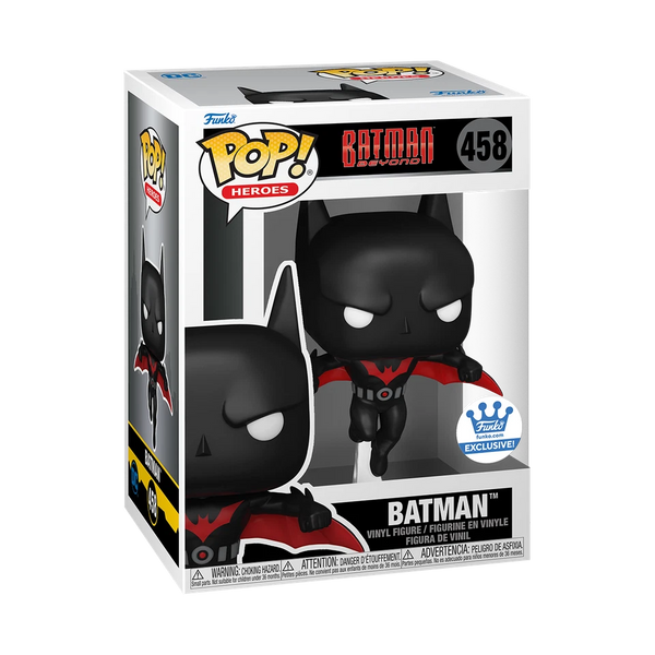 POP! Heroes #458: Batman Beyond - Batman (Funko Exclusive) (Funko POP!) Figure and Box w/ Protector