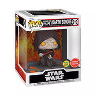 POP! Star Wars #519: Red Saber Series Volume 1 - Dark Sidious (Glows in the Dark) (GameStop Exclusive) (Funko POP!) Figure and Box