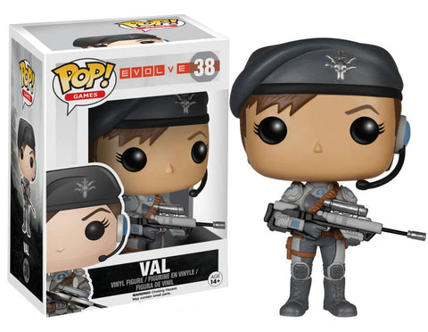POP! Games #38: Evolve - Val (Funko POP!) Figure and Box w/ Protector
