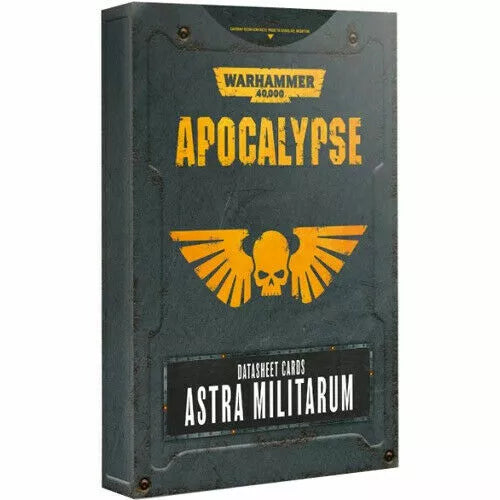 Warhammer 40k: Apocalypse - Datasheet Cards - Astra Militarum (Games Workshop) NEW