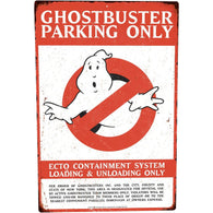 Ghostbusters Parking Only Metal Sign (Trick or Treat Studios) NEW