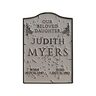 Halloween 1978 - Judith Myers Tombstone Enamel Pin (Trick or Treat Studios) NEW