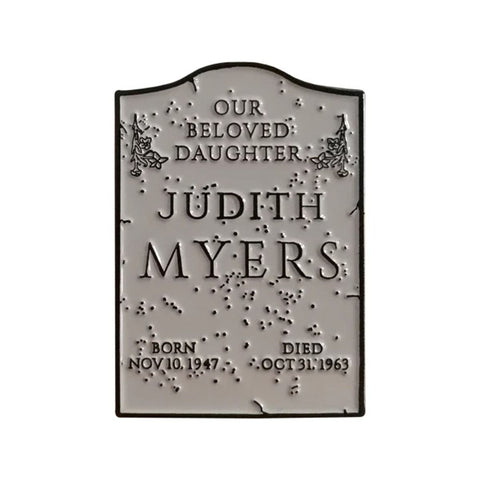 Halloween 1978 - Judith Myers Tombstone Enamel Pin (Trick or Treat Studios) NEW