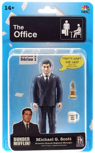 The Office: Michael G. Scott Scranton Branch Regional Manager (Series 1) Dunder Mifflin (PhatMojo) (Action Figure) NEW*