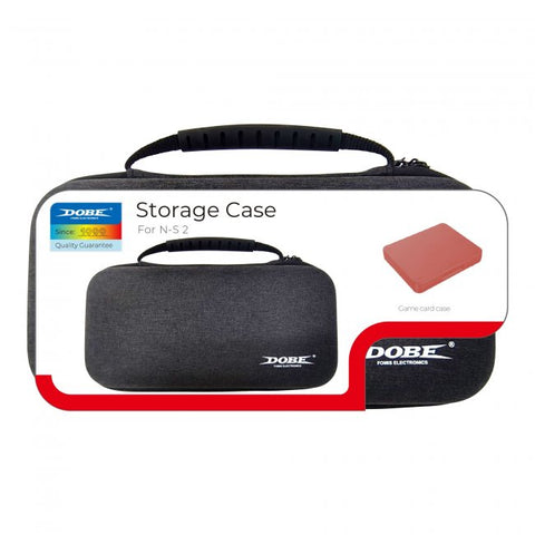 Storage Case with Cartridge Case - Black (Dobe) (Nintendo Switch 2) NEW