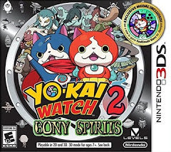 Yo-Kai Watch 2: Bony Spirits (Nintendo 3DS) Pre-Owned (Includes Medal)