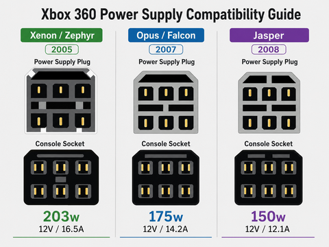 Power Supply - Official Original Model - 203w (Xbox 360) Pre-Owned