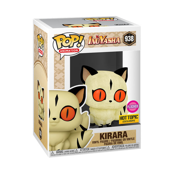 POP! Animation #938: Inuyasha - Kirara (Flocked) (Hot Topic Exclusive) (Funko POP!) Figure and Box w/ Protector