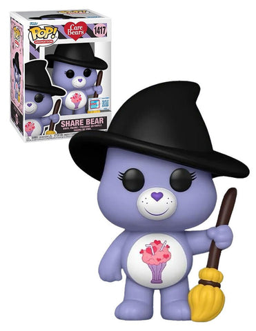 POP! Animation #1417: Care Bears - Share Bear (2024 Fall Convention Limited Edition) (Funko POP!) Figure and Box w/ Protector