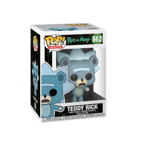 POP! Animation #662: Rick & Morty - Teddy Rick (Funko POP!) Figure and Box w/ Protector