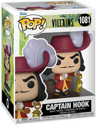 POP! Disney #1081: Villians - Captain Hook (Funko POP!) Figure and Box w/ Protector