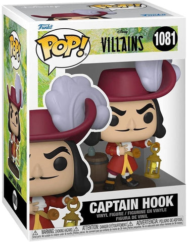 POP! Disney #1081: Villians - Captain Hook (Funko POP!) Figure and Box w/ Protector