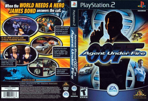 Agent Under Fire (Playstation 2 / PS2) Pre-Owned: Game, Manual, and Case