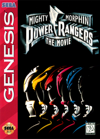 Mighty Morphin Power Rangers: The Movie (Sega Genesis) Pre-Owned: Game and Box