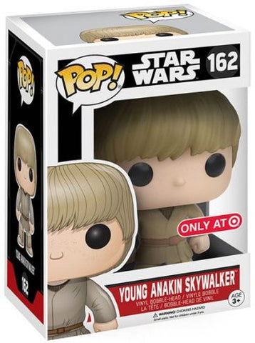 POP! Star Wars #162: Young Anakin Skywalker (Target Exclusive) (Funko POP! Bobble-Head) Figure and Box w/ Protector