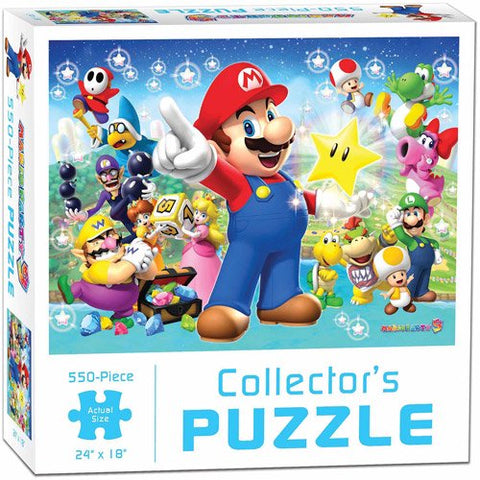 Collector's Puzzle - Mario Party 9 - 550 Piece - 24" x 18" (Nintendo / USAopoly) NEW
