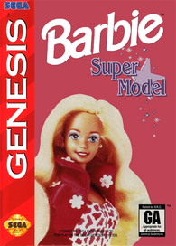 Barbie: Super Model (Sega Genesis) Pre-Owned: Cartridge, Manual, and Box