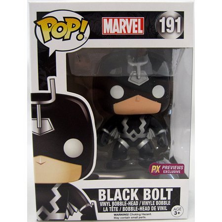 POP! Marvel #191: Black Bolt (PX Previews Exclusive) (Funko POP! Bobble-Head) Figure and Box w/ Protector
