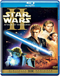 Star Wars: Attack of the Clones (Blu Ray) Pre-Owned: Disc and Case