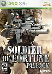 Soldier Of Fortune: Payback (Xbox 360) Pre-Owned: Game, Manual, and Case