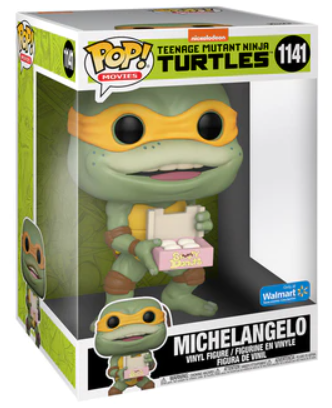 Pop! Movies #1141: Teenage Mutant Ninja Turtles - Michelangelo (Wal-Mart Exclusive) (Funko POP!) Figure and Box